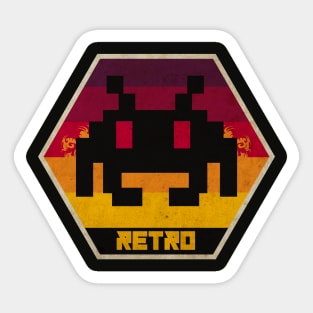 Retro Classic Gamer Sticker